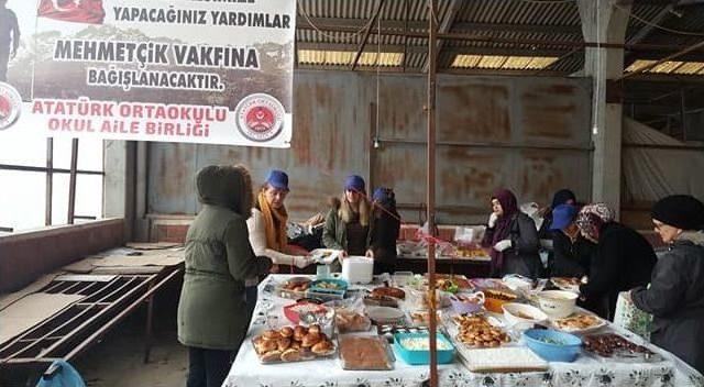 Ak&ccedil;akoca&rsquo;da Okul Aile Birliğinden Afrin İ&ccedil;in Kermes 1