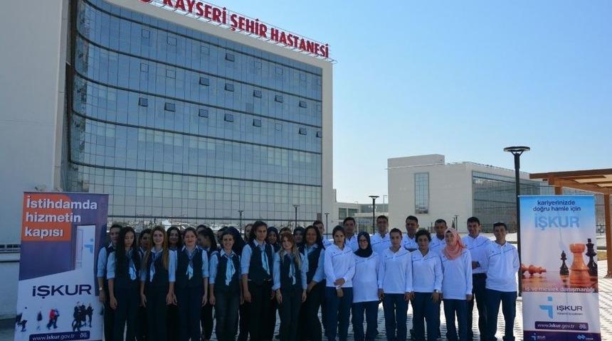Kayseri Şehir Hastanesine İşkur&rsquo;dan Destek