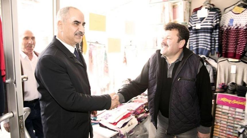 Başkan Aydın, Esnaf Gezilerini Sürdürüyor