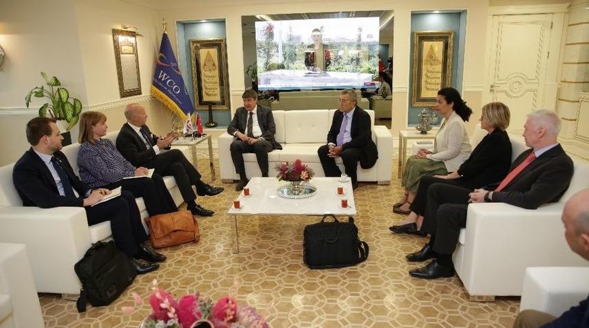 Başkan T&uuml;rel, İngiltere B&uuml;y&uuml;kel&ccedil;isini Ağırladı