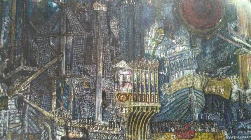 İbrahim &Ccedil;allı&rsquo;nın "ada&rsquo;da Gezinti" Tablosu 700 Bin Lira A&ccedil;ılış Fiyatı İle Satışa &Ccedil;ıkarılacak