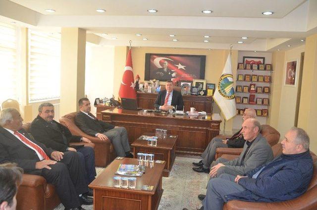 T&uuml;rkiye Harp Malul&uuml; Gaziler Şehit Dul Ve Yetimleri Derneği Tekin&rsquo;i Ziyaret Ettiler 1