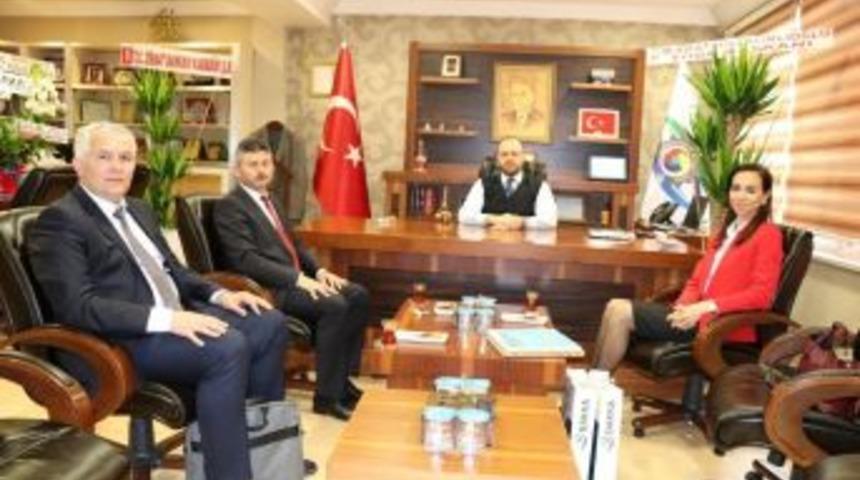 Elif Acar&rsquo;dan Yeni Tso Başkanı Ve Yk &Uuml;yesi Mehmet Mescier&rsquo;e Ziyaret