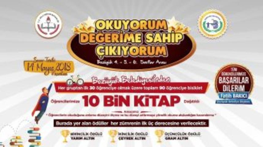 "okuyorum Değerlerime Sahip Çıkıyorum" Kitap Okuma Yarışması