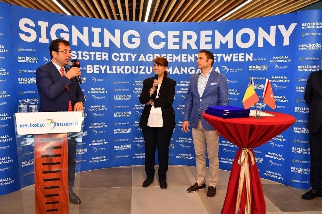 Beylikd&uuml;z&uuml; Romanya&rsquo;nın Mangalia Kenti İle Kardeş Oldu