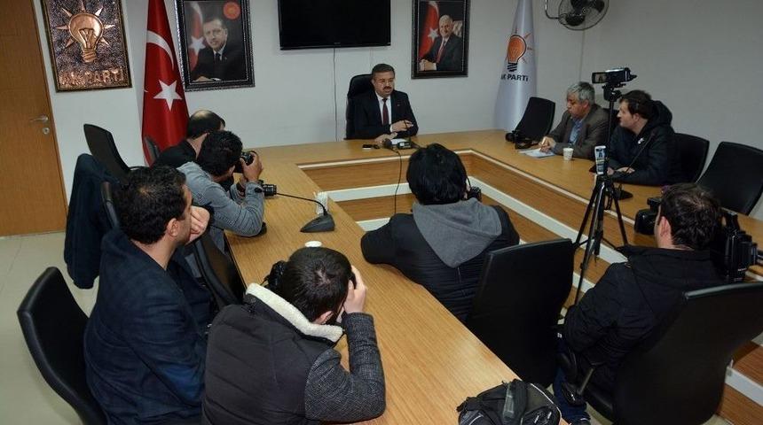 Ak Parti İl Başkanlığı Haftalık Basın Toplantısı
