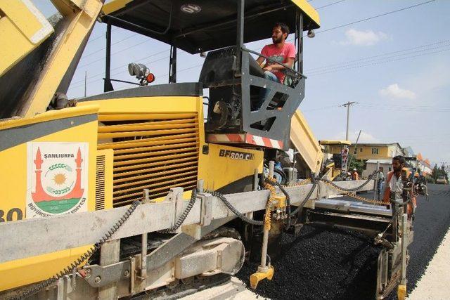 Şanlıurfa’da Yol Yapım Çalışmaları Devam Ediyor