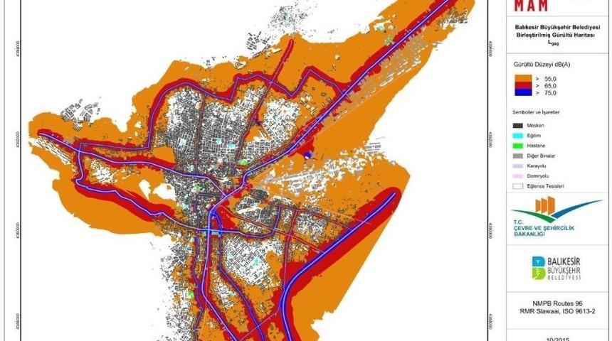 Balıkesir&rsquo;in G&uuml;r&uuml;lt&uuml; Haritası &Ccedil;ıkarıldı