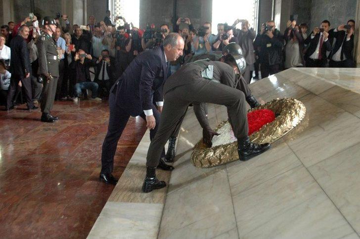 Cumhurbaşkanı Adayı İnce Ve Beraberindeki Heyet Anıtkabir’i Ziyaret Etti G4