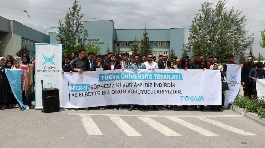 Niğde’de Fransa’ya Tepki