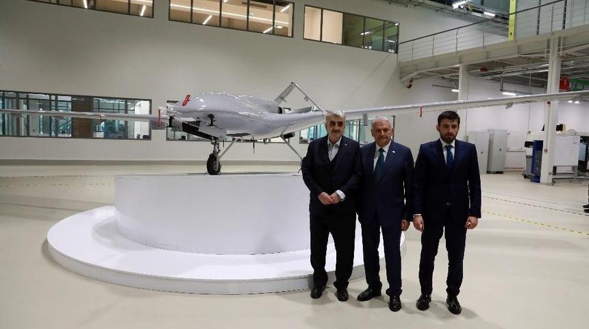 Başbakan Yıldırım, İnsansız Hava Aracı Üretim Fabrikası’nı Ziyaret Etti