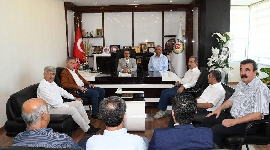 Vali Kalkancı Atso Y&ouml;netimiyle Bir Araya Geldi