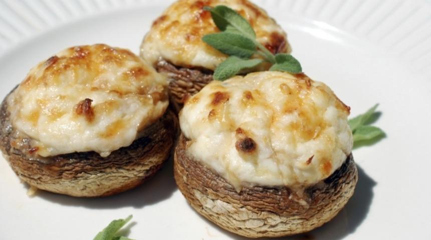 Fırında Peynirli Mantarlar