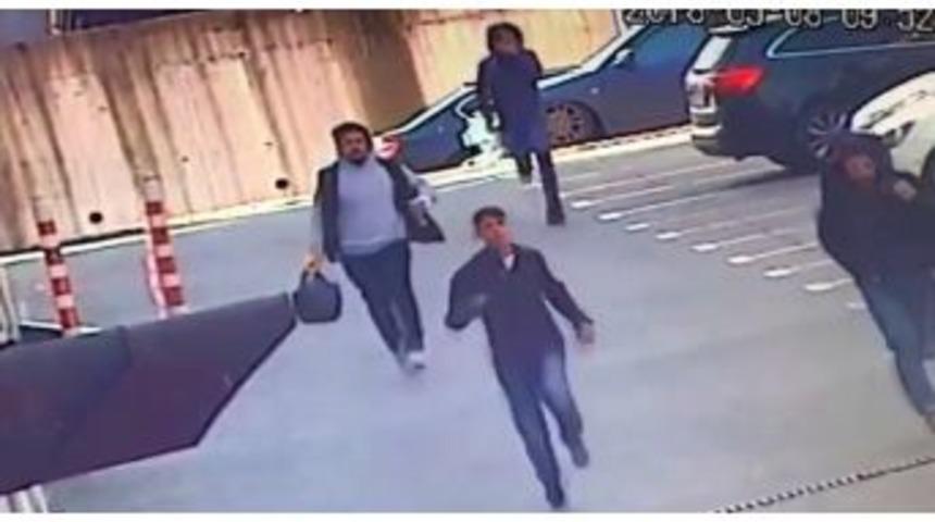 Kuryeden 1.2 Milyon Tl Çalan Gaspçıların Kaçış Anları Kamerada