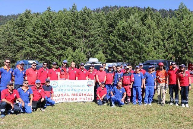 Kahramanmaraş’ta Yaralı Kurtarma Tatbikatı