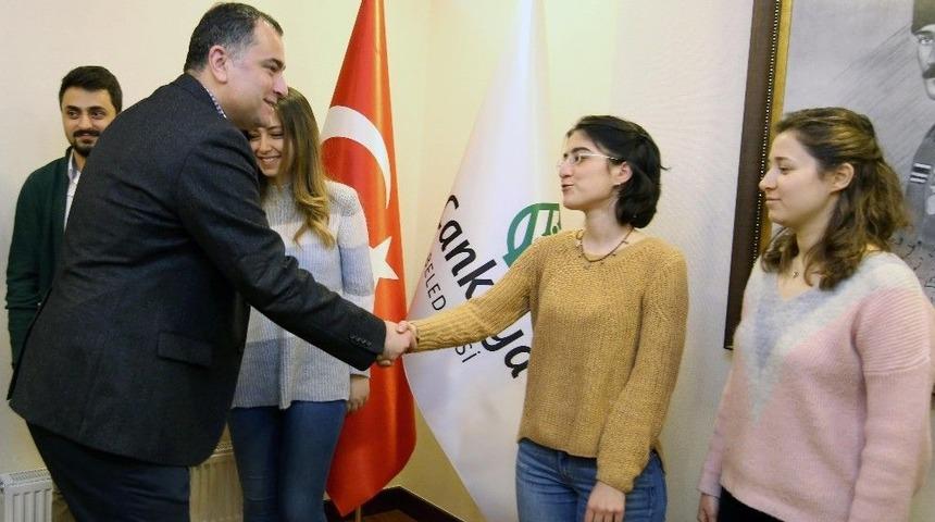 &Ccedil;ankaya&rsquo;nın Filizleri Başkan Taşdelen&rsquo;le Buluştu