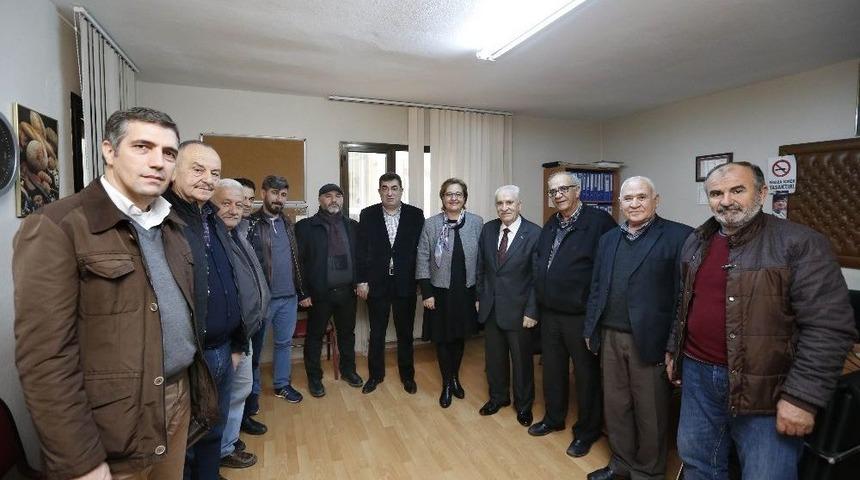 Başkan Pekdaş&rsquo;tan Esnaf Odalarına Ziyaret