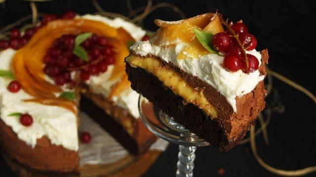 Mangolu Çikolatalı Kek