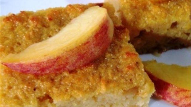 Karamelize Şeftalili Ekmek