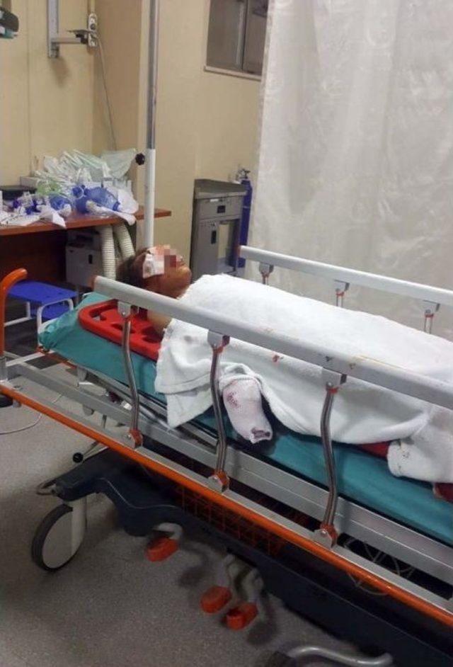 Sınırda Bilinmeyen Bir Cisim Patladı, Anne İle 2 Çocuğu Yaralandı