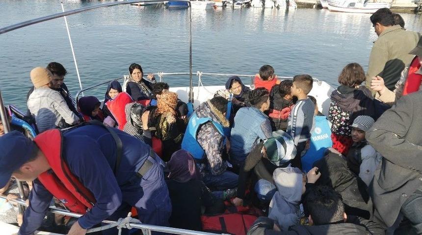 &Ccedil;anakkale&rsquo;de 38 Ka&ccedil;ak G&ouml;&ccedil;men Yakalandı