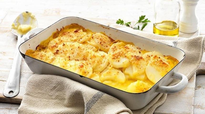 Fırında Kremalı Patates