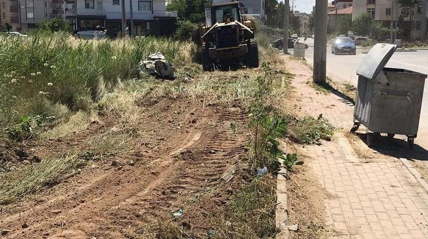 Beyşehir Belediyesinden Boş Arazilerde Yangın Önlemi