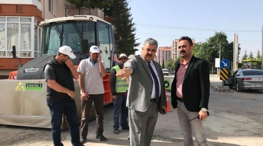 Ereğli&rsquo;de Yol Yapım &Ccedil;alışmaları