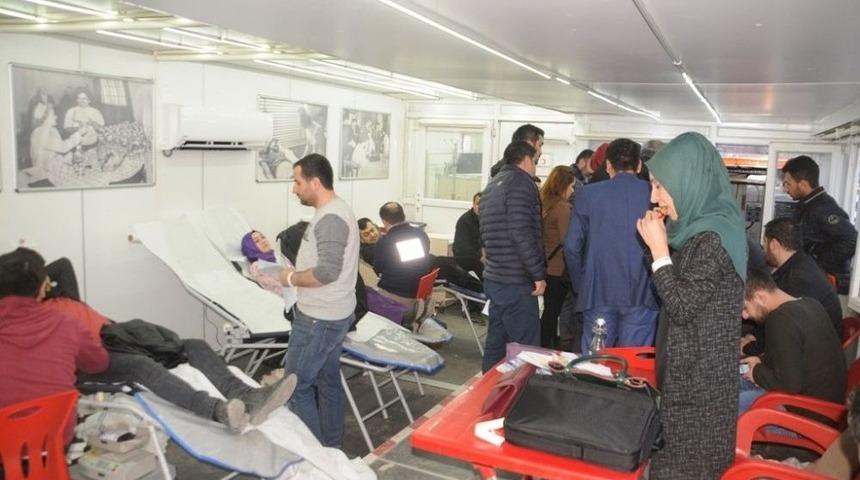 Cizrelilerden Kan Bağışına Yoğun İlgi