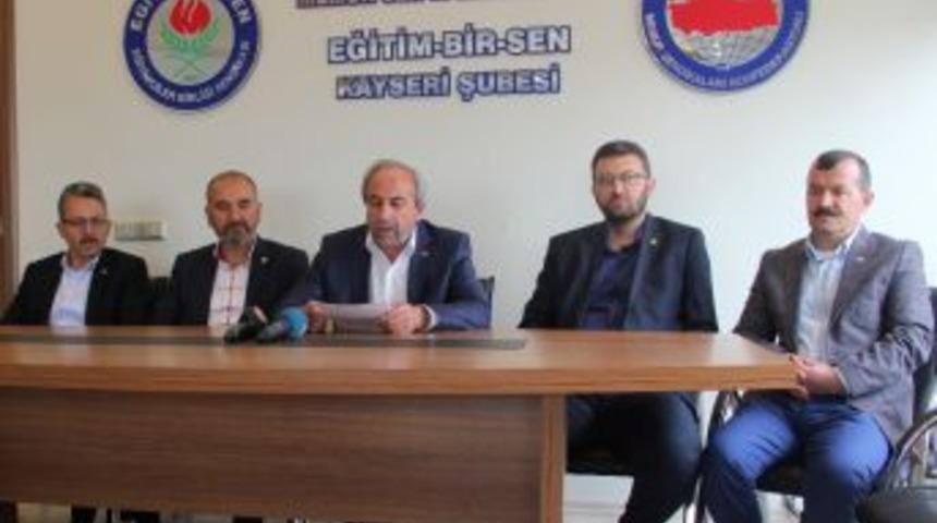 Eğitim Bir Sen Kayseri 1 Nolu Şube Başkanı Aydın Kalkan: