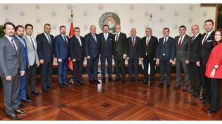 Bto Y&ouml;netiminden Hisarcıklıoğlu&rsquo;na Ziyaret