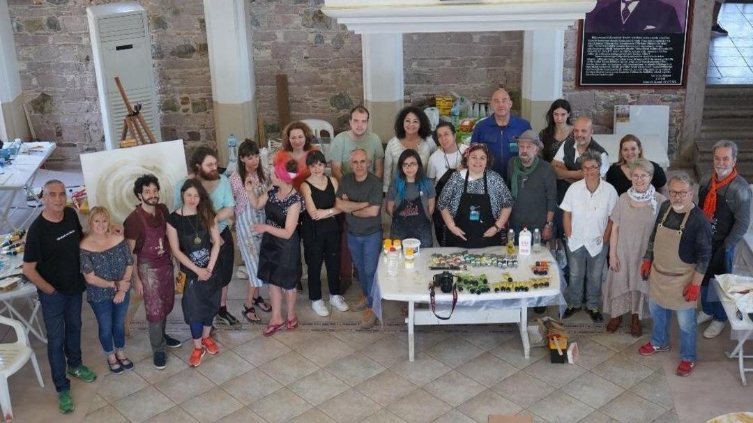 Ayvalık&rsquo;ta 4&rsquo;&uuml;nc&uuml; Sanat &Ccedil;alıştayı