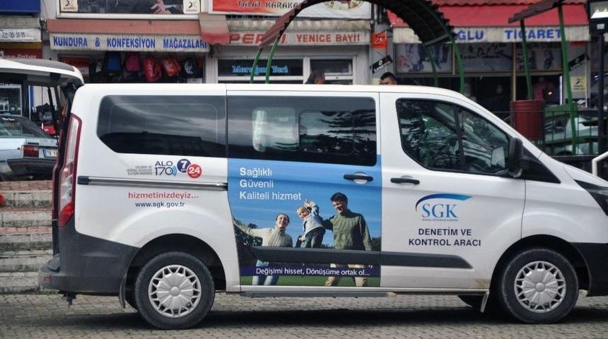 Sgk Mobil Aracı Yenice’de Hizmet Veriyor