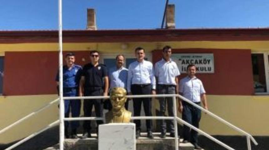 Kaymakam &Ccedil;elik: K&ouml;y Okullarımızın Eksiklerini Yerinde Tespit Ediyoruz