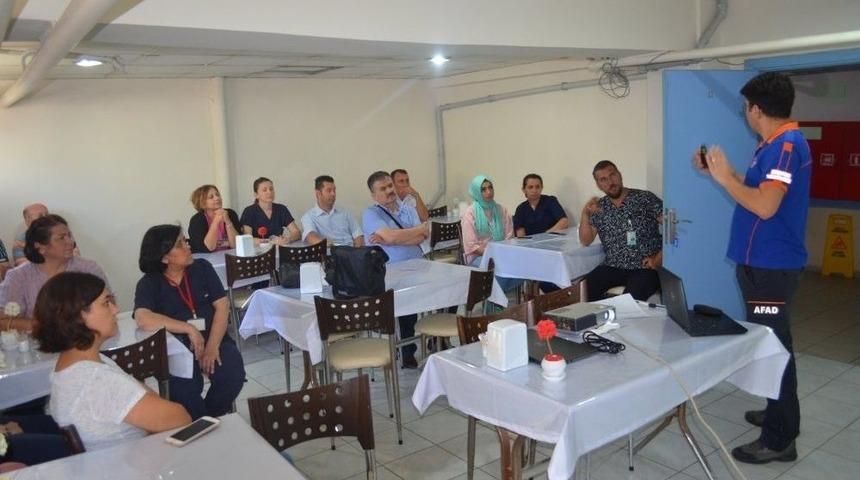 Afad&rsquo;tan Hastane Personeline Eğitim