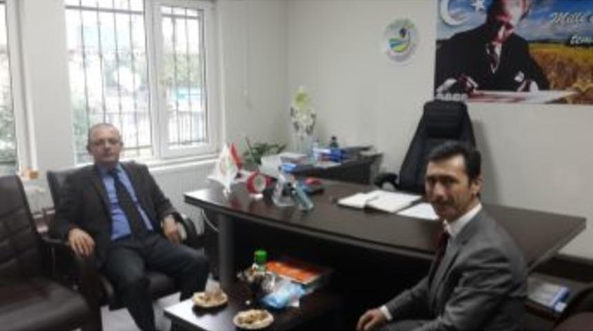 Burhaniye&rsquo;de Kaymakam &Ouml;ner&rsquo;den İl&ccedil;e M&uuml;d&uuml;r&uuml; Orhan&rsquo;a Hayırlı Olsun Ziyareti