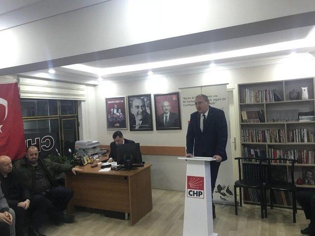 Biga Chp İl&ccedil;e Danışma Toplantısı Yapıldı 1