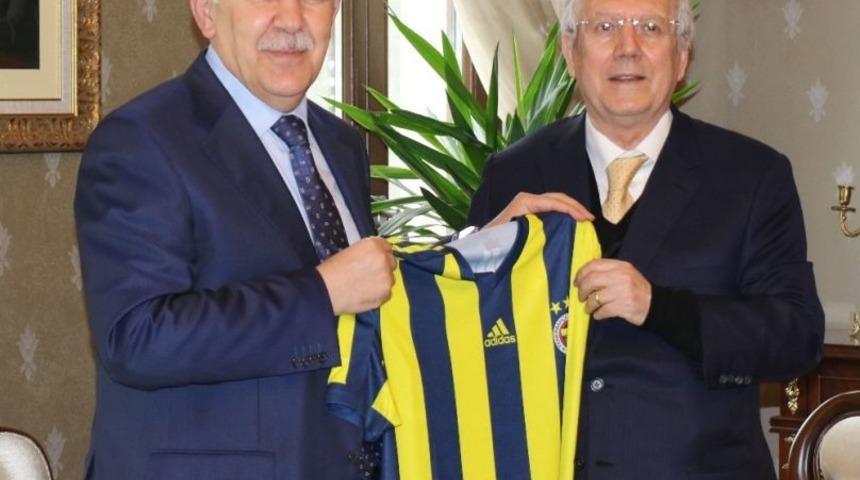 Aziz Yıldırım&rsquo;dan Hatay Valisi Erdal Ata&rsquo;ya Ziyaret