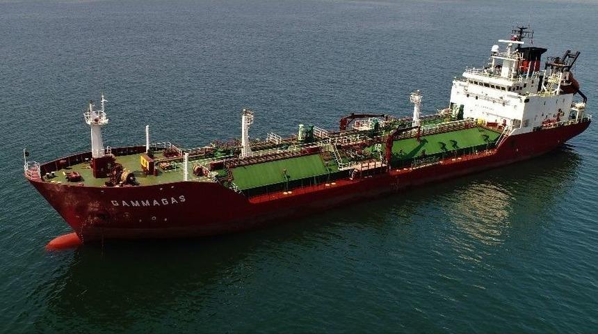 Kuru Y&uuml;k Gemisiyle &Ccedil;arpışan Lpg Tankeri Havadan G&ouml;r&uuml;nt&uuml;lendi