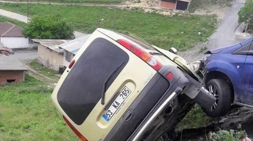 (özel Haber) Arnavutköy’de İlginç Kaza