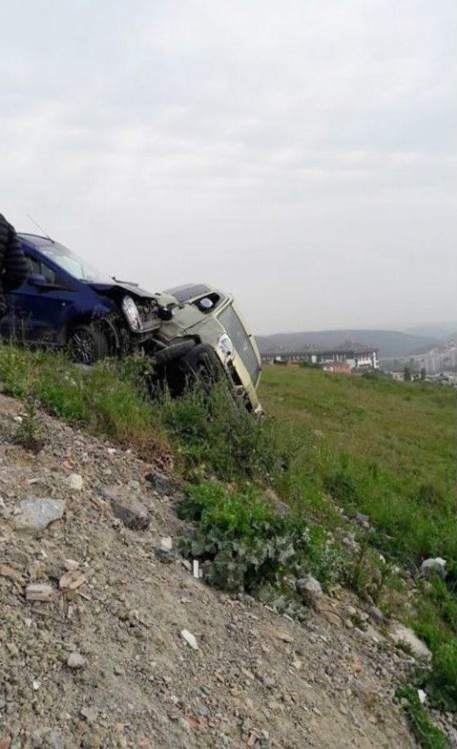 (özel Haber) Arnavutköy’de İlginç Kaza