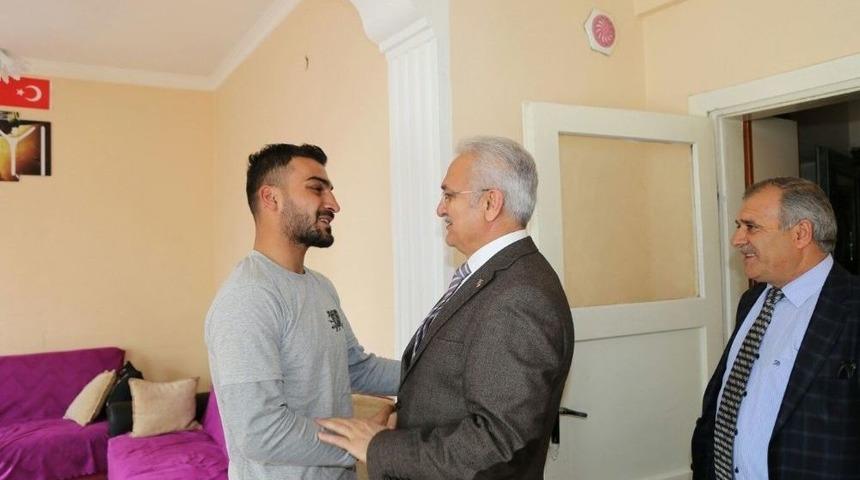 Başkan Başsoy&rsquo;dan Afrin Gazisine Ziyaret