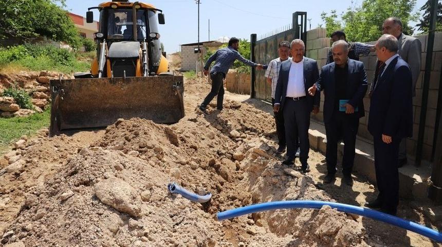 Mardin&rsquo;de Kırsal Mahallelerin İ&ccedil;me Suyu Sorunu Gideriliyor