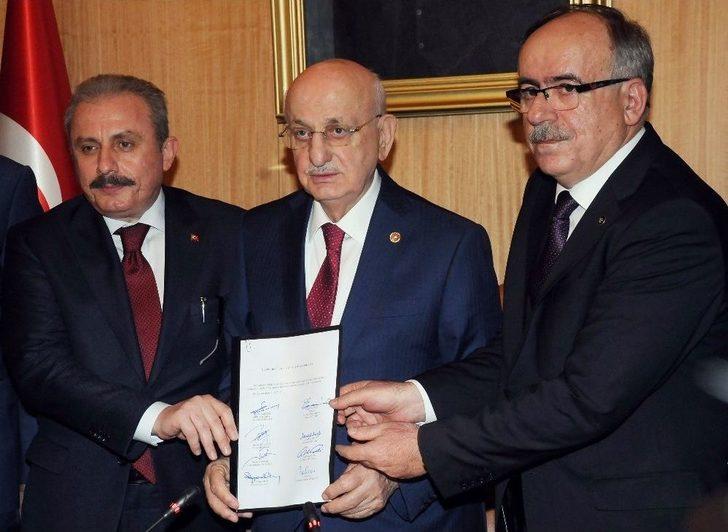 İttifak Teklifi Tbmm Başkanı İsmail Kahraman’a Sunuldu G1