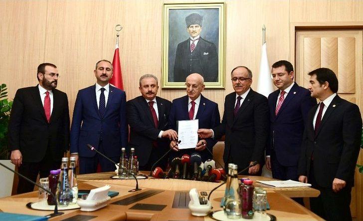 İttifak Teklifi Tbmm Başkanı İsmail Kahraman’a Sunuldu G5