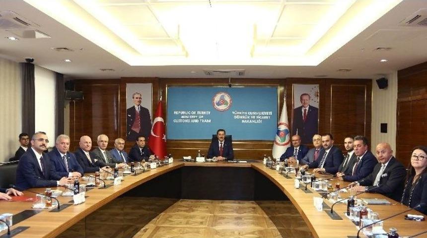 Ato&rsquo;dan G&uuml;mr&uuml;k Ve Ticaret Bakanı T&uuml;fenkci&rsquo;ye Ziyaret