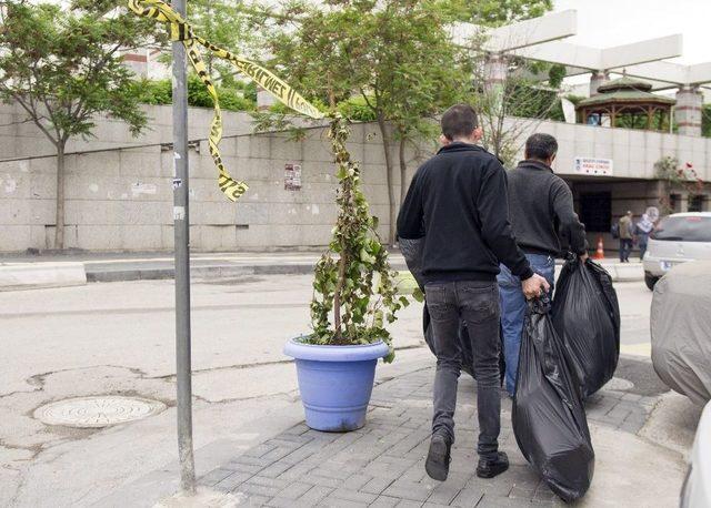 (özel Haber) Saksıya Tekme Attı Yere Düştü