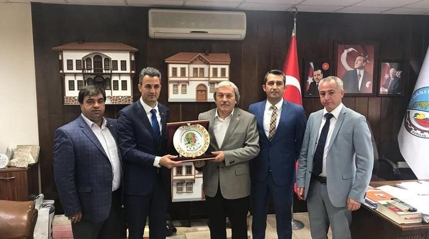 İl Tarım Müdürü Yoldaş’tan Başkan Şahin’e Ziyaret
