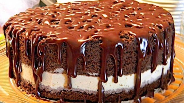 Çikolatalı Dondurmalı Kek