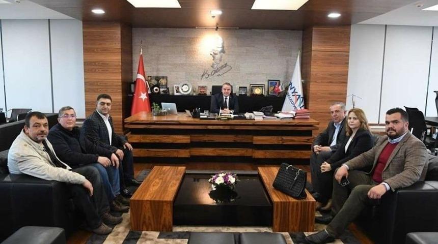 Başkan B&ouml;cek, Chp Korkuteli İl&ccedil;e &Ouml;rg&uuml;t&uuml;n&uuml; Ağırladı